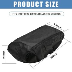 Winch Cover Winch Cover Waterproof Heavy Duty 600D Oxford Fabric Winch Covers
