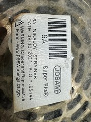 Josam 6A Super-Flo 6″ Nikaloy Round Top Strainer *USED, COND. AS SHOWN IN PICS*
