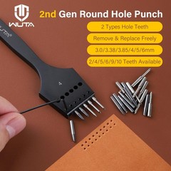 WUTA Removable Leather Hole Punch Lacing Stitching Professional Working Hand …
