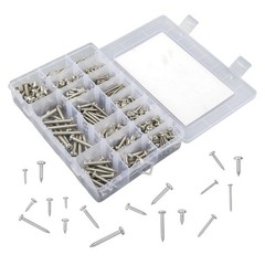 550Pcs 304 Stainless Steel Wood Screws Assortment Kit Phillips #4 #6 #8 #10 #12