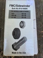 16196BK Rotary Cutter Blade Bolt Kit Fits FMC Sidewinder – Individual Bolt/Nut