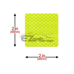 3M Diamond Grade Neon Yellow Conspicuity Tape 2″ x 2″ CE Approved Reflective