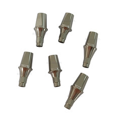 5pcs Megagen compatible Blue Diamond Straight Abutment for Dental