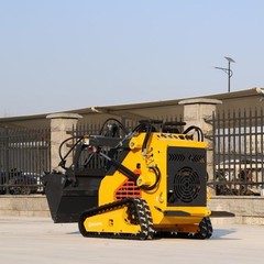 New Skid Steer Loader 24HP 4-in-1 Bucket 3-stage hydraulic pump Free Shipping