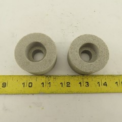 Norton 32A60 J5VBE 2″ x 1″ x 5/8″ Alundum Grinding Wheels Lot Of 2