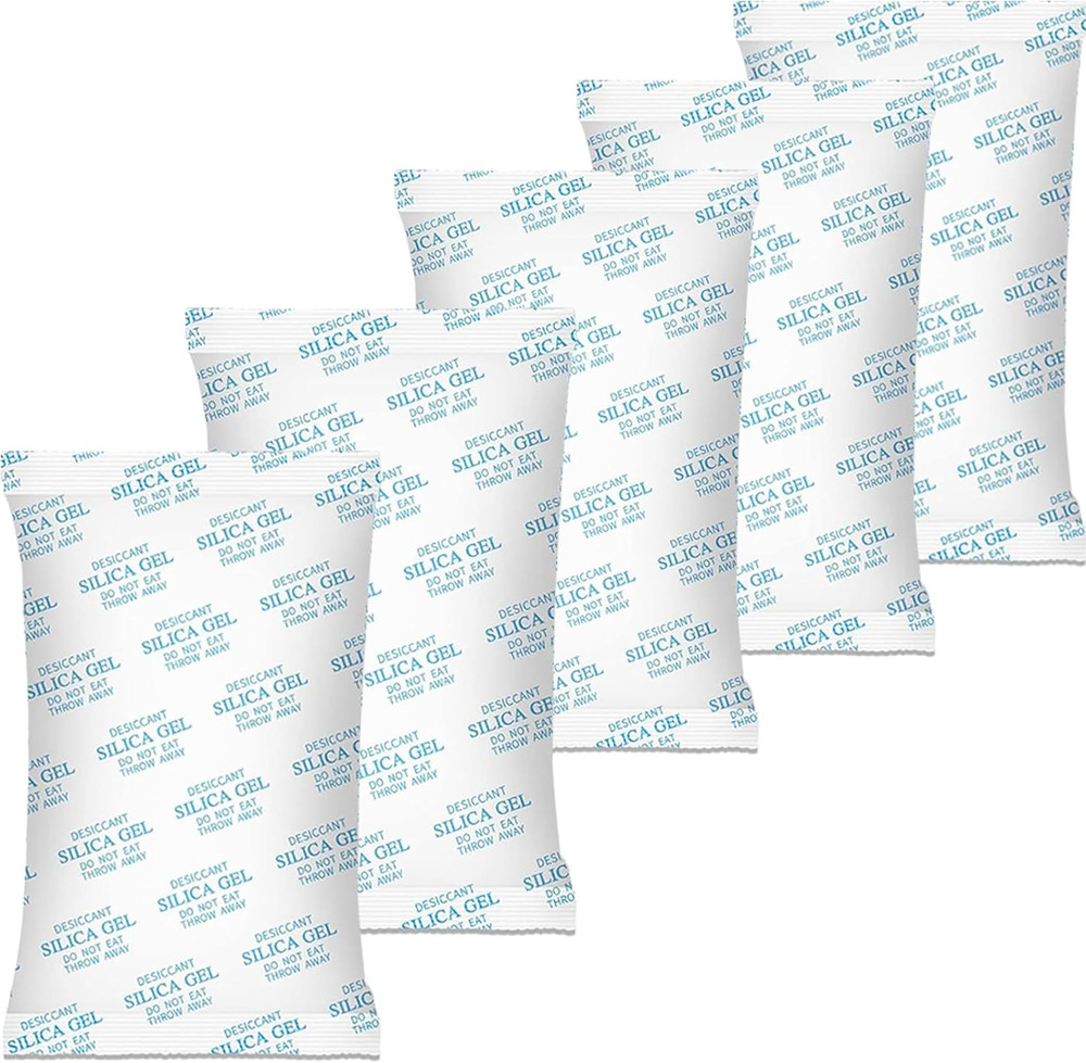 Silica Gel Packets – 35 Packs of 50 Grams, Food Safe Moisture Absorbers, Reusabl