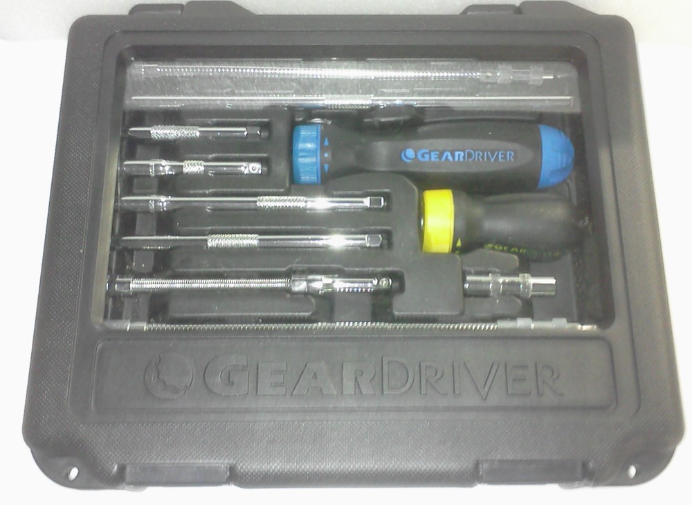 GearWrench 12 Piece Professional Gear-Driver Set w/Storage Case.