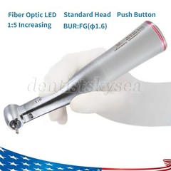 1/5/10 Dental 1:5 Increasing Fiber Optic Contra Angle Handpiece Standard Head Y