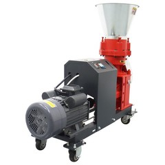 220V Farm Animal Feed Pellet Mill Machine 8MM Feed Pelletizer with 4 Head Roller
