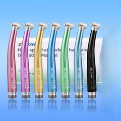 Dental High Speed Handpiece NSK Style Air Turbine 2/4 Hole Push Button Light Blu