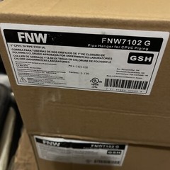 FNW 7102G 1 in. CPVC 2-Hole Wraparound Strap (Screws Included) Case Of 100 4avai