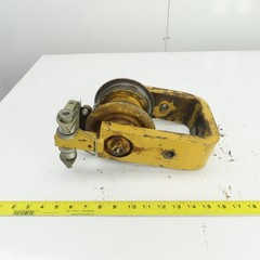 Unmarked Manual Push-Pull Hoist Trolley For 3-1/2″ Beam