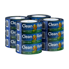 Clean Release Blue Painter’S Tape 2-Inch (1.88-Inch X 60-Yard), 12 Rolls, 720 To