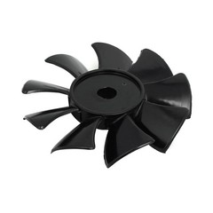 550W/750W 115mm Dia 9 Vane Air Compressor Replacement Fan Black