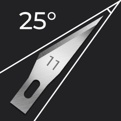 60 Pack Exacto Knife Blades 11, Craft Knife Blades Replacement, Exacto Blade 11,