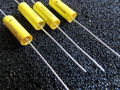 .022uF, 400V, 20% Thomson Metallized Polyester Axial Capacitor Tube Amp Tone 4pc