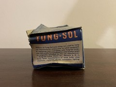 Very Rare Vintage 1920’s – 1940’s Tung Sol 2330 Lamps, Box of 6 Light Bulbs