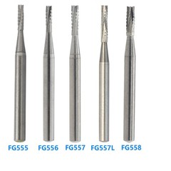 Wave Dental Burs FG 557 557L 558 Tungsten Carbide Burr High Speed Friction Grip