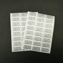 500PCS WARRANTY No Return If Removed Tamper Proof Sticker 20MM x 10MM
