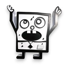 Doodle Bob Pencil Holder Desk Ornament 3D Printed