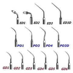 Dental Ultrasonic Scaler Scaling Perio Tip PD-ED-GD For DTE SATELEC Handpiece