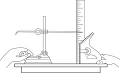 Toolmakers Universal Surface Gage w/9″ & 12″ Spindle, Scribe & Sleeve/Snug Clamp