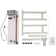22.83″ Foot Pedal Impulse Sealer Heat Seal Plastic Bag Sealing Machine w/ Cutter
