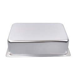Full Size 6″ Deep Thickened 2 Pack Steam Table Pans Stainless Steel For Hotels
