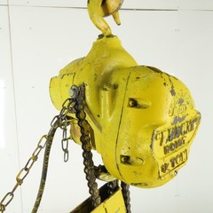 Budgit 112711 500LB 16 FPM 12′ Lift Electric Roller Chain Hoist 440V 3 Phase