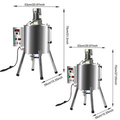Heating Mixing Filling Machine 15/30L Stirring Tank Lipstick Liquid Paste Filler