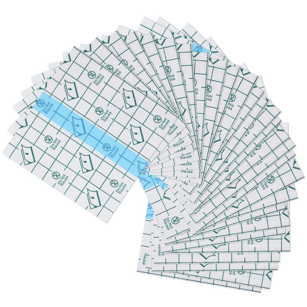 150 Pieces Stretch Adhesive 3.1×3.1 Inch (Pack of 150), As Picture Shown