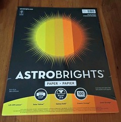 91530 Astrobrights Paper Solar Sparks Asst Yellows 8.5 X 11″ 24 lbs 100 Sheets