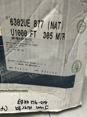 Belden 6302UE 18AWG 4-Conductor CMP Plenum Control Cable ~350 FT New