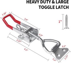 Heavy Duty Toggle Latch Clamp 4003, Large Adjustable Toggle Clamp Latch With.