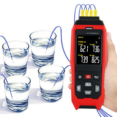 Thermocouple Thermometer Temperature Data Logger 4-Channel K/J/T Type Thermomete