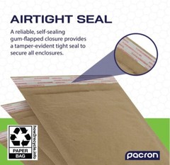 1 Sample-1000 Curbside Padded Shipping Mailers Recyclable Envelopes #0 #2 #5 #7
