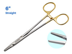Mayo Hegar Needle Holder Driver 6 inches with Tungsten Carbide ARTMAN
