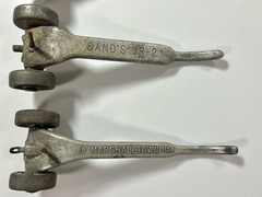 Vtg Lot 4 Marshalltown Skate Wheel Joint Raker Tool Bricklayer Masonry