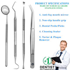 MEDICAL SURGICAL DENTAL TEETH CLEANING TOOTH WHITENING DENTIST PICKS FLOSS SET