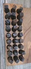 Vintage Young Bros Steel Stamp Set 1/4″ Letters Heavy Duty Metal Tool USA