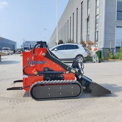 2024 NEW Mini Skid Steer Track Loader 23HP Gas EPA B&S Engine Electric Start