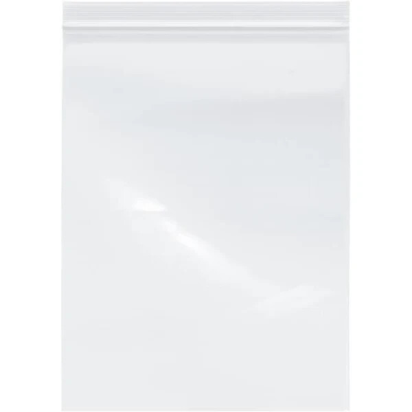 50~Clear Zip Seal Plastic Bags 4 Mil Heavy Duty Reclosable Zipper Top Lock 4ML