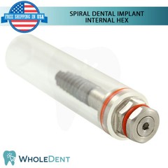 X1 Dental Spiral Int Hex 2.42mm Titanium Sterile Anodized Full Set