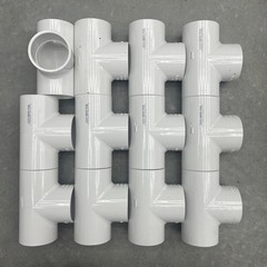 2″ Tee PVC Fitting (Pack Of 12) Schedule 40 Fitting – Slip x Slip x Slip USA New