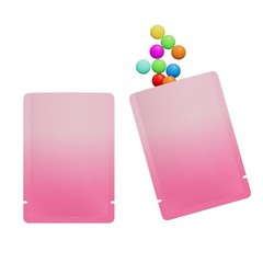 Gradient Color Mylar Bags Open Top Heat Seal Food Storage Bags Multi Sizes