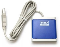 HID OMNIKEY 5022 CL USB Contactless Smart Card Reader – Dark Blue – New In Box