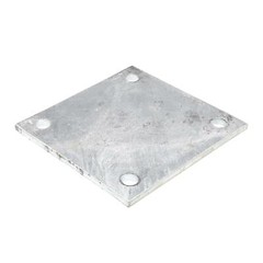 8″ x 8″ x 1/4″ Square Weldable Surface Mount Floor Flange Base Plate 