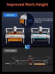 K15Pro 7W Laser Engraver for Wood Acrylic Leather Beginner Friendly