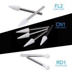 Dental Round White Stone Bur Polishing FG Burs /Dental LED High Speed Handpiece