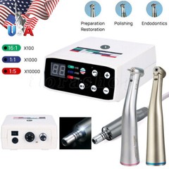 NSK Style Dental Brushless LED Electric Micro Motor/1:5 Increasing Handpiece UPS
